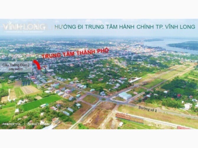 DỰ ÁN VĨNH LONG NEWTOWN 1,4 TỶ, CK1%