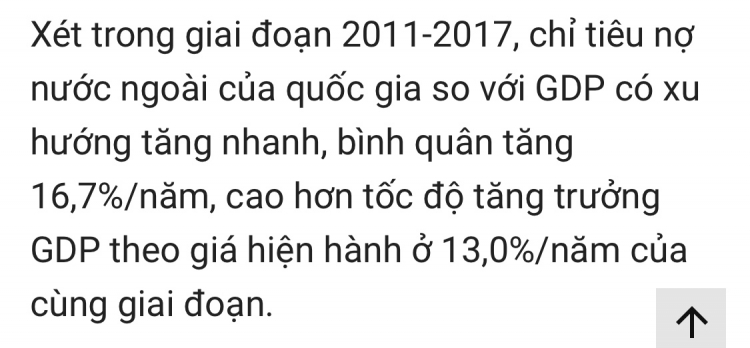 Nợ công lên 139 tỷ USD rồi kia à ?