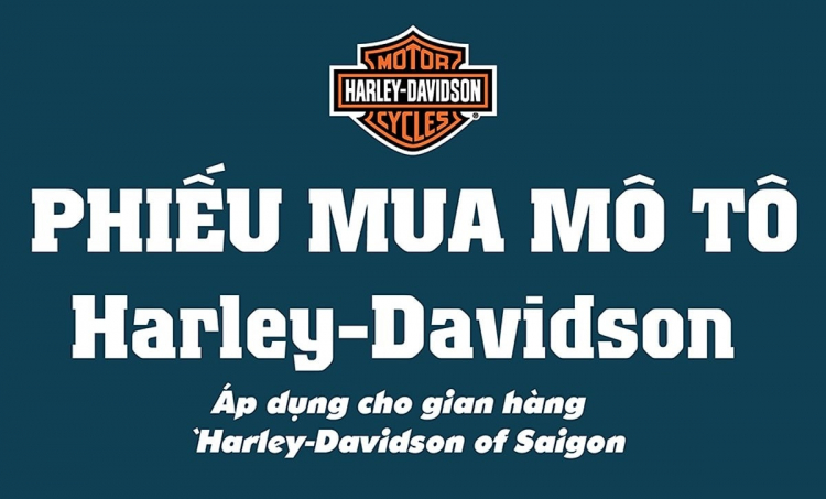 Mua trả góp xe mô tô Harley Davidson® chính hãng trên Tiki