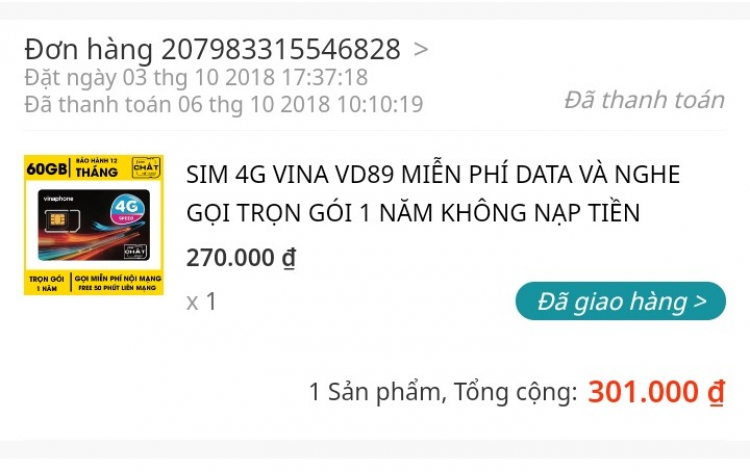 Xài Sim 4G trọn năm nào ?