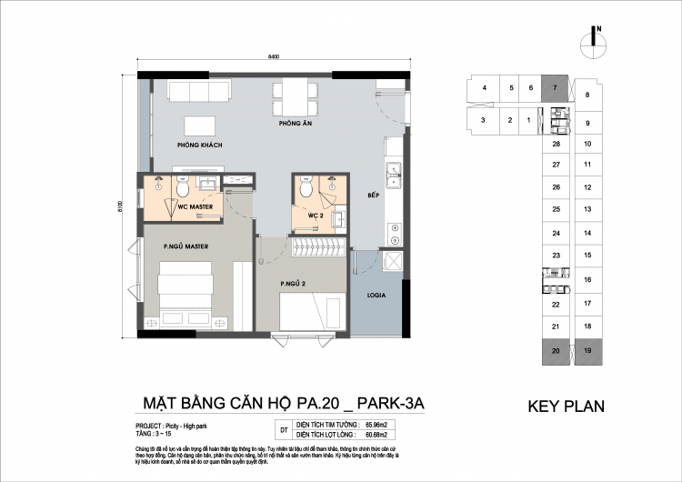 Phân tích Mặt Bằng Chi Tiết Căn Hộ Dự Án Picity High Park