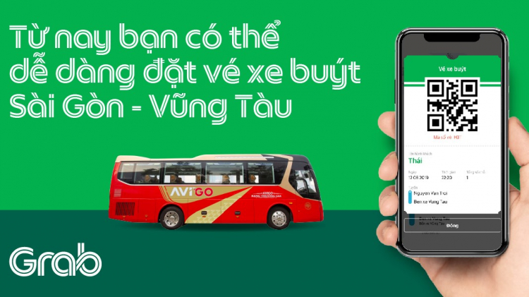 GrabBus ra mắt - Cạnh tranh với xe buýt truyền thống