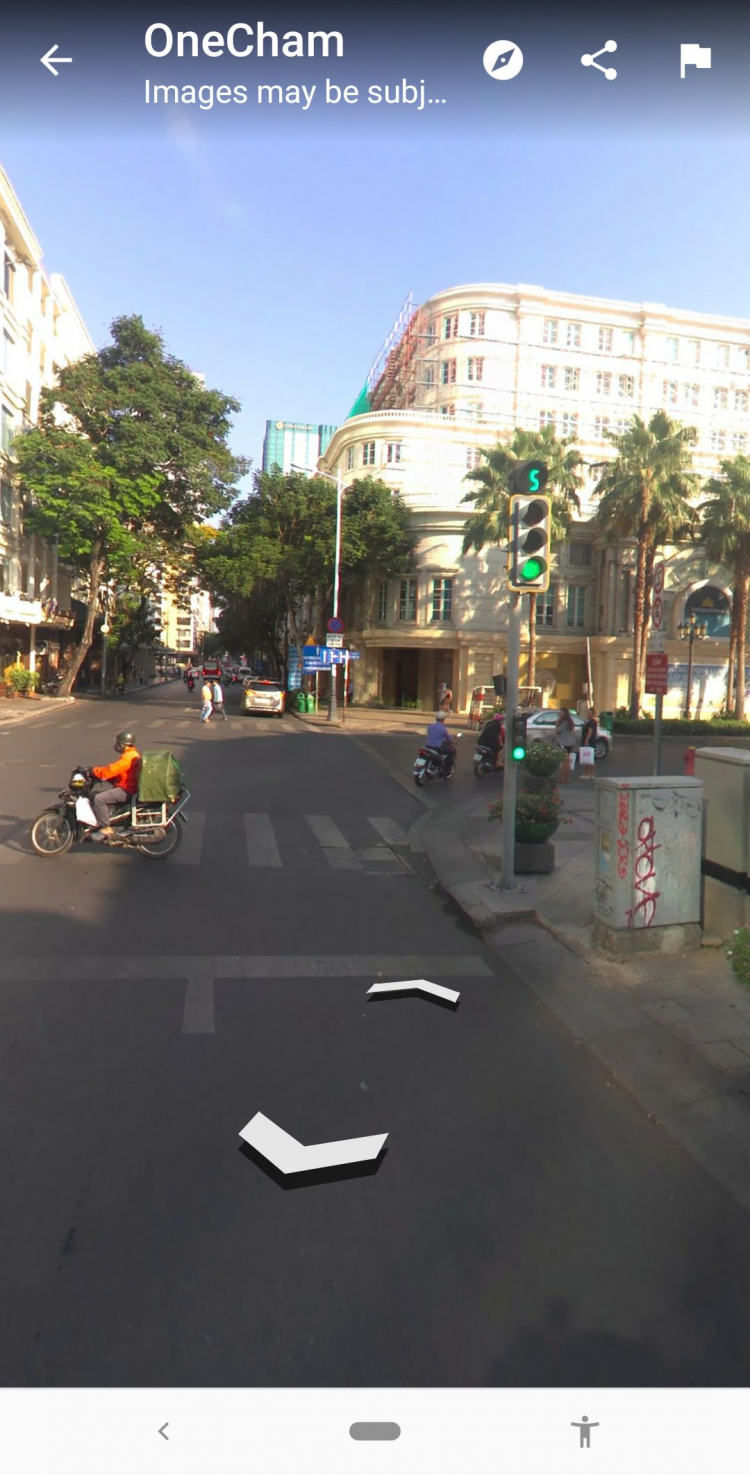 Google Map đã support Street view ở TPHCM