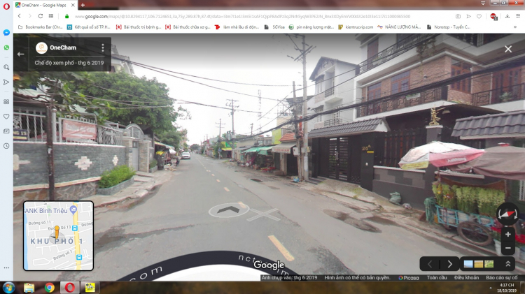 Google Map đã support Street view ở TPHCM