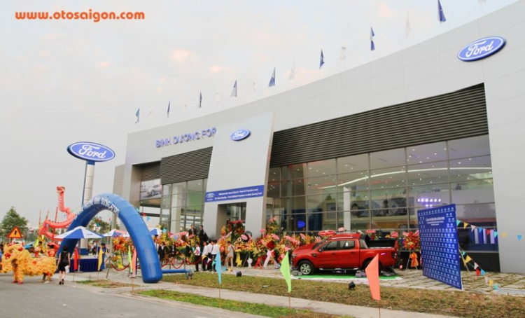 Showroom Bình Dương Ford chính thức khai trương