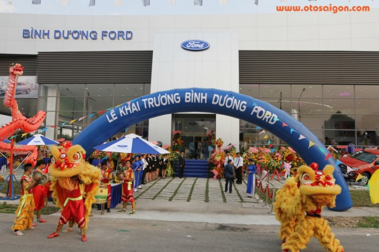 Showroom Bình Dương Ford chính thức khai trương
