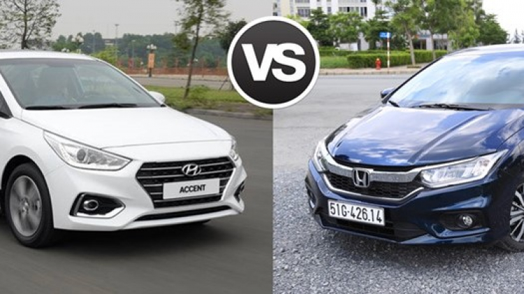 Lần đầu mua xe nên chọn Honda City hay Hyundai Accent?