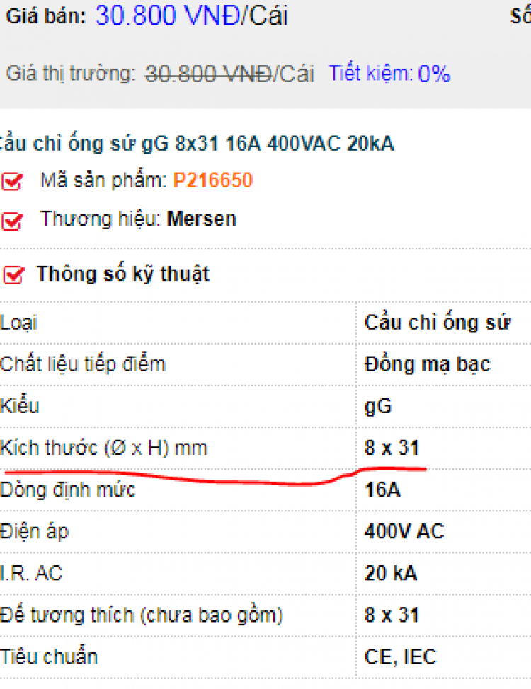 Cầu chì lò vi song mua đâu Cầu chì lò vi song mua đâu