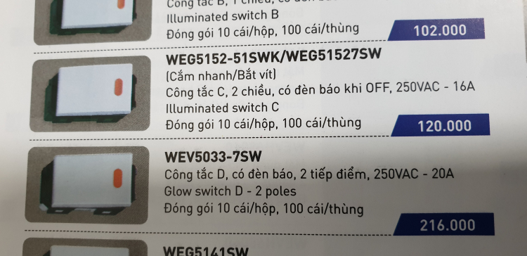 Chọn thiết bị điện (công tắc + ổ cắm) nào ngon ?