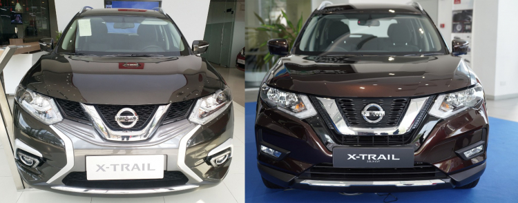Độ mặt ga lăng Nissan Xtrail 2019 giống bản ở Thái Lan