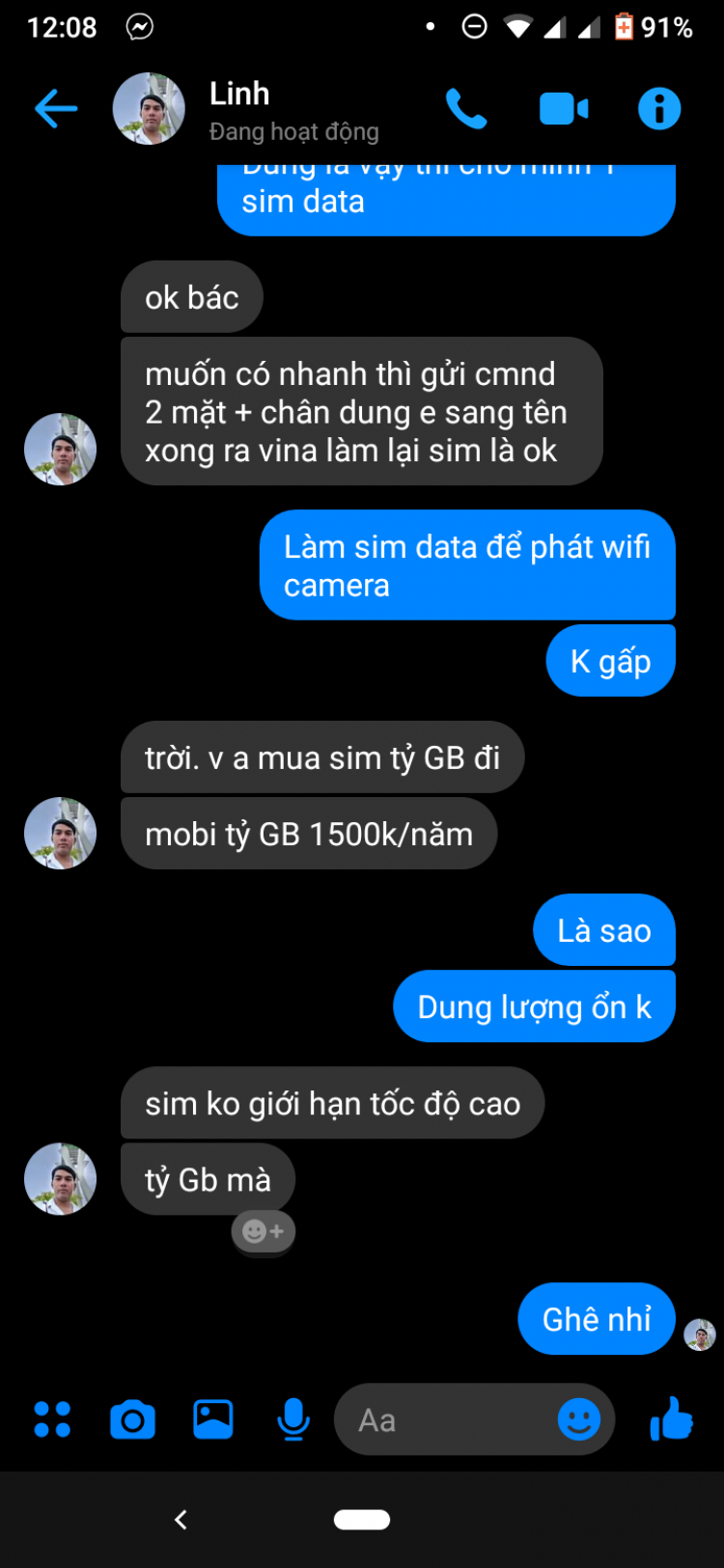 Xài Sim 4G trọn năm nào ?