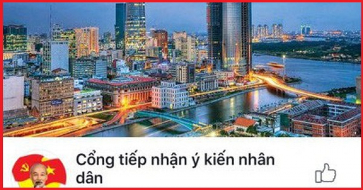 Kênh tiếp nhận thông tin trên FB của Tp.HCM