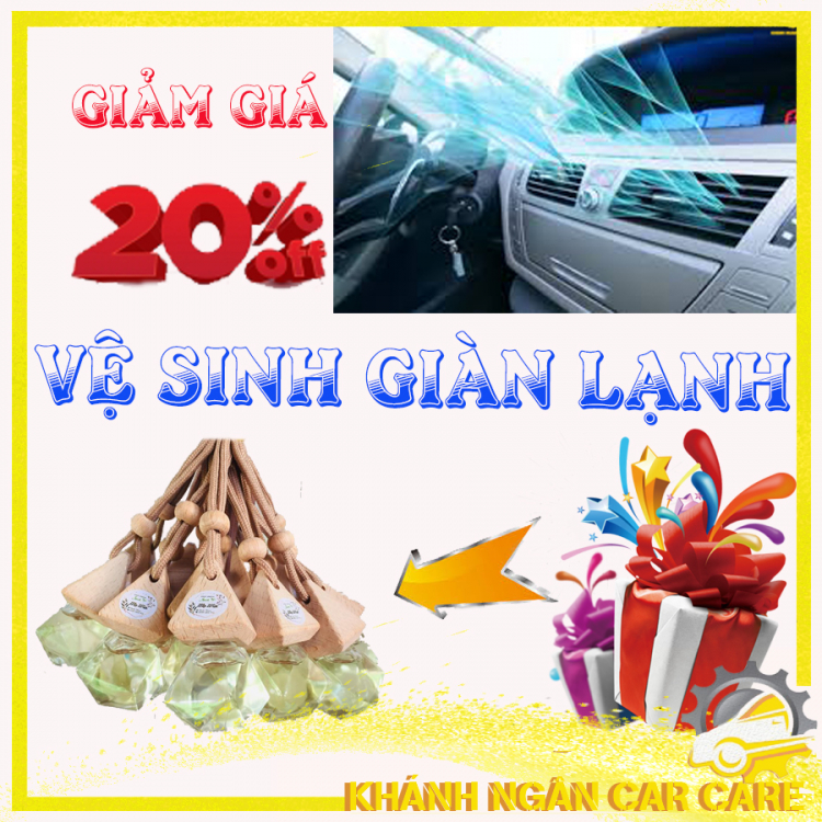 Giảm giá 20% dịch vụ vệ sinh khử mùi dàn lạnh nội soi