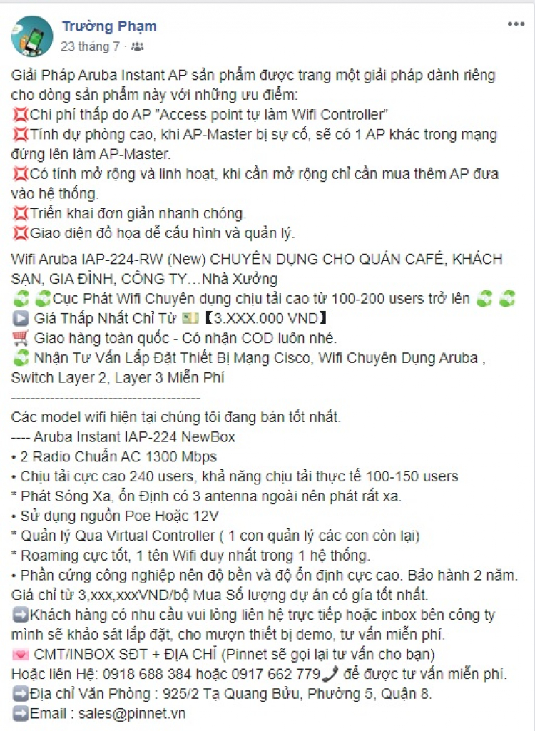 Làm sao để sóng wifi đều cả nhà?