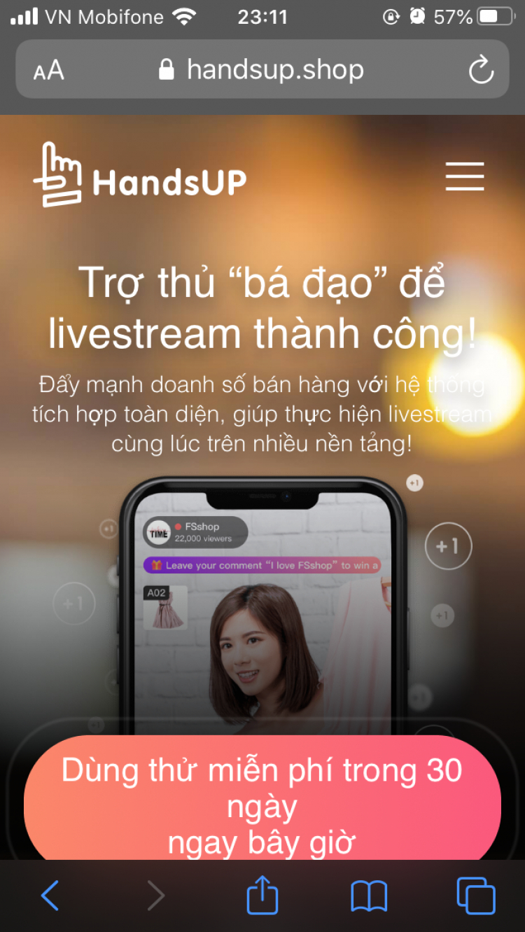 Công cụ bán hàng livestream chốt đơn tự động