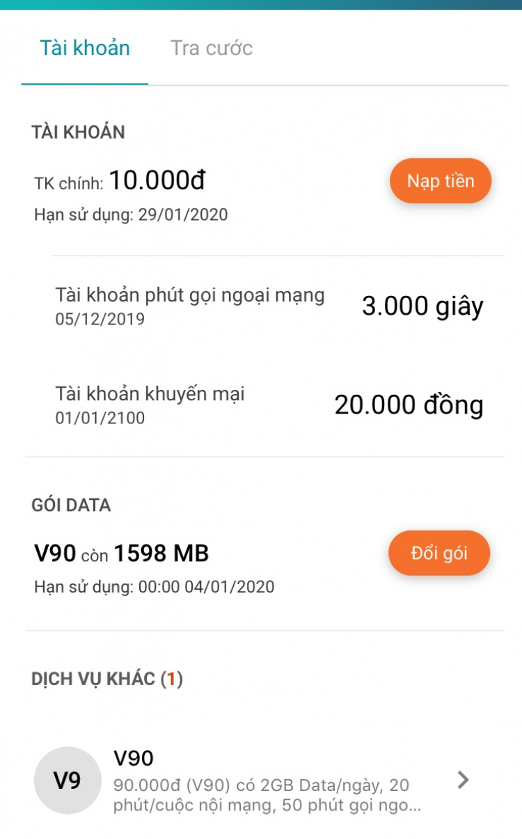 Xài Sim 4G trọn năm nào ?