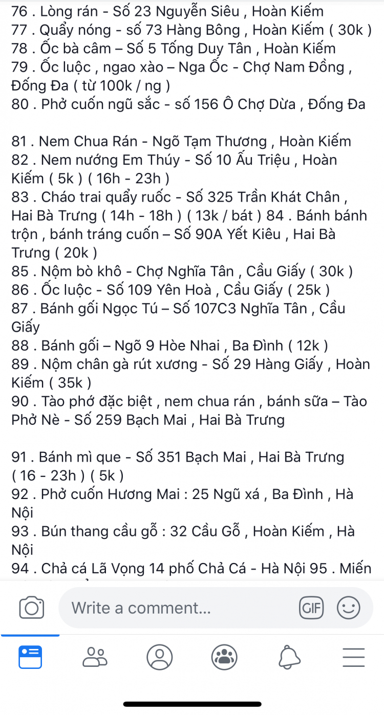Hà Nội ăn ở đâu ngon? Hà Nội ăn ở đâu ngon?