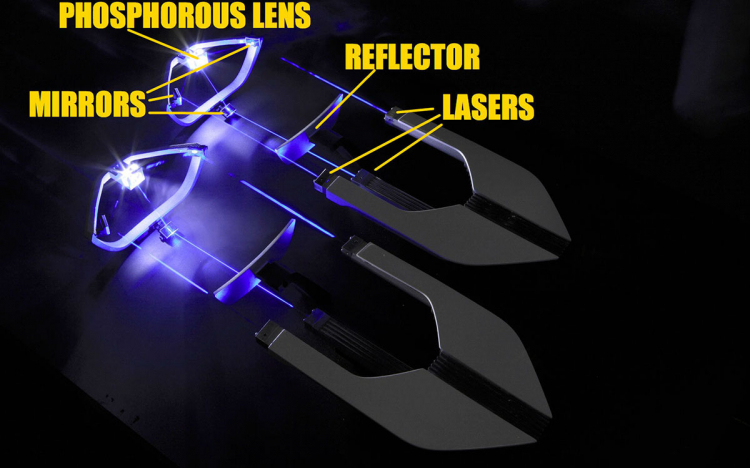 đèn pha laser