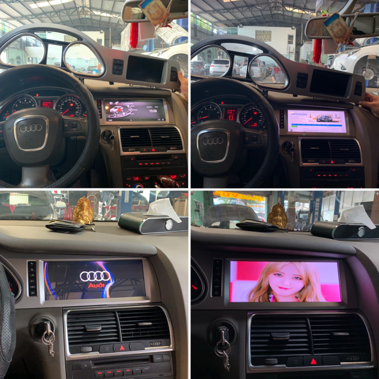 Màn hình android theo xe Audi