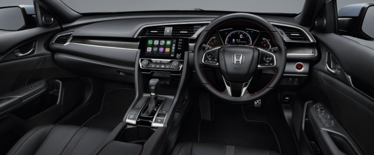 Honda Civic hatchback RS (facelift) ra mắt tại Thái: Thêm màu Xám cạnh tranh với Mazda3 HB