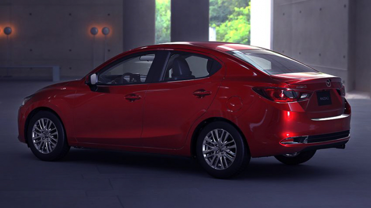 Mazda2 2020 sedan lộ diện: tinh chỉnh thiết kế sang trọng hơn