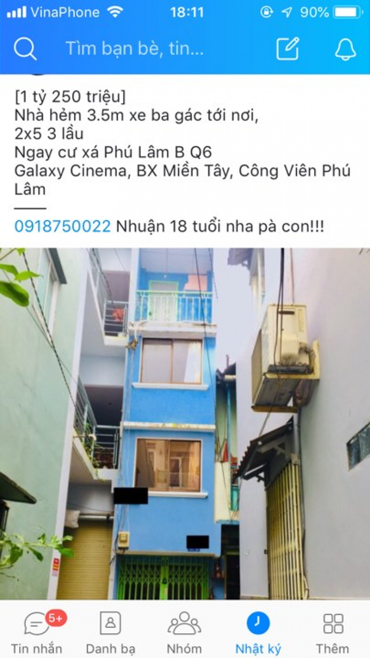 bán nhà hẻm 3m 377/22 KINH DƯƠNG VƯƠNG 950tr 1 trệt 2 lầu 0918750022