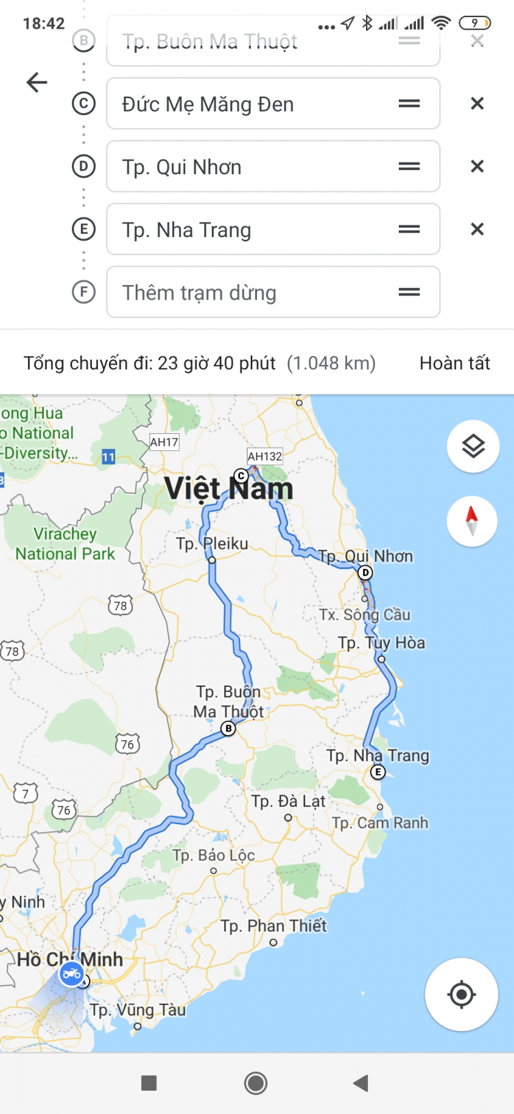 Hỏi đường từ BMT xuống Nha Trang và từ Măng Đen xuống Bình Định