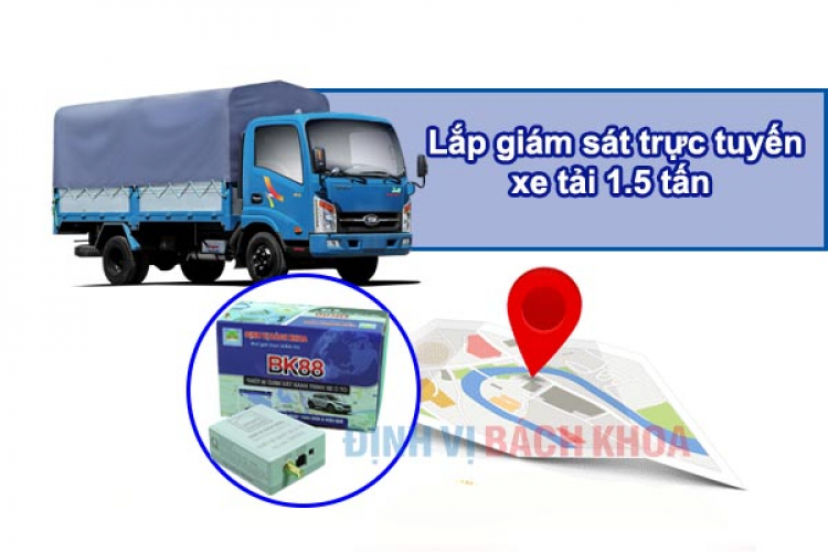 Mức xử phạt xe tải 1.5 tấn không lắp giam sat hanh trinh truc tuyen là gì?