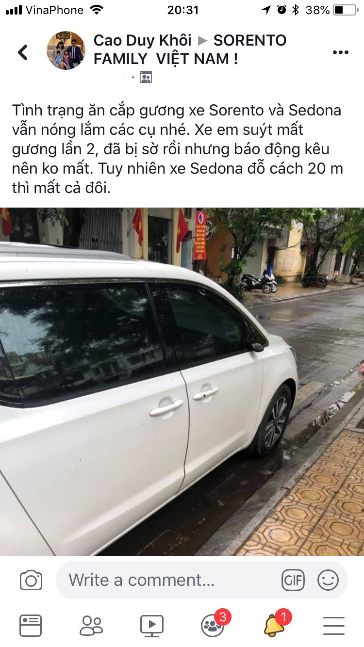 Chống trộm gương bằng cảm ứng Chống trộm gương bằng cảm ứng