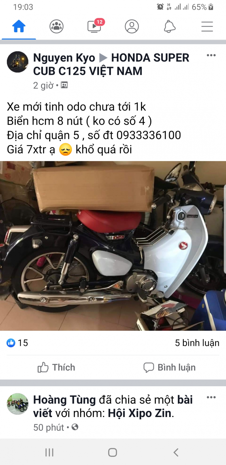 có nên mua Honda Cub 125 2019