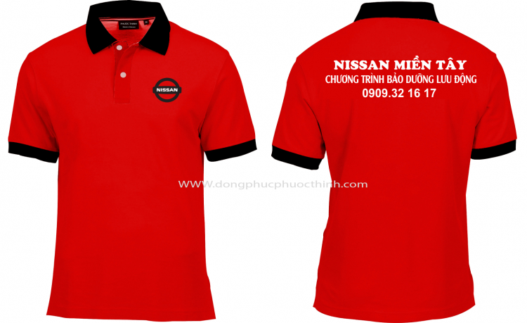 In áo thun đồng phục Nissan Miền Tây - Xưởng may đồng phục tận gốc