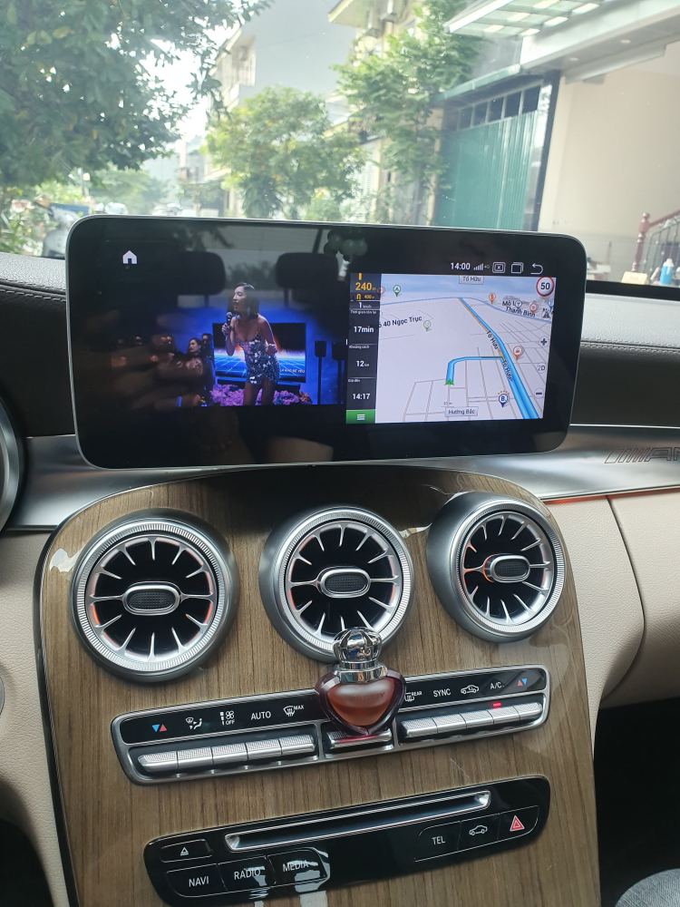 Tổng hợp màn hình android cho Mercedes