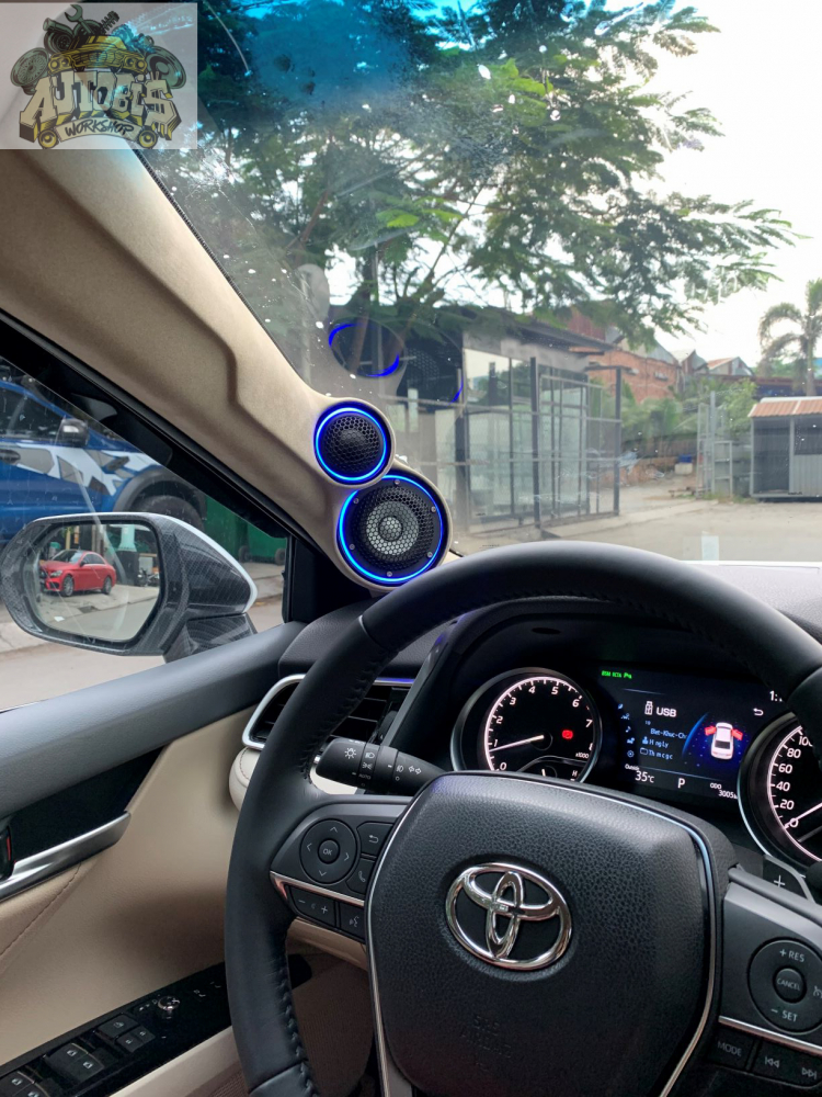 Độ âm thanh cho Toyota Camry All New 2019.