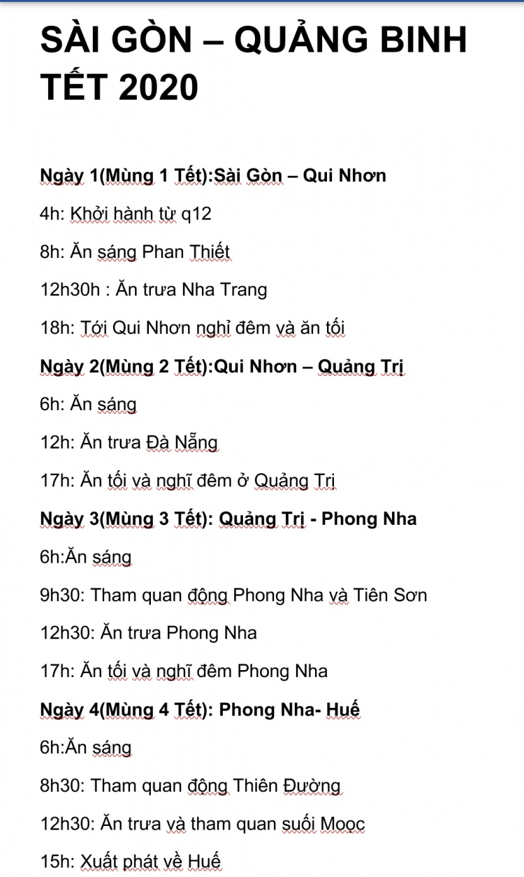 Nhờ tư vấn hành trình du lịch Biên Hòa - Đà Nẵng - Huế tết 2020