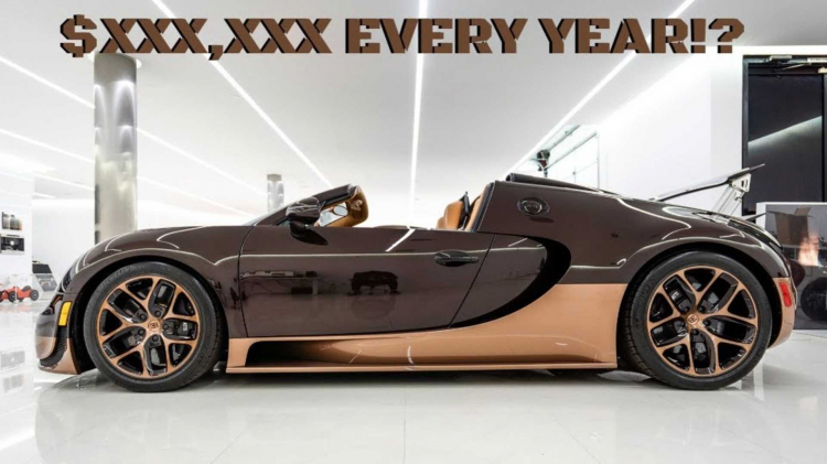 "Giật mình" với số tiền bảo dưỡng Bugatti Veyron hàng năm