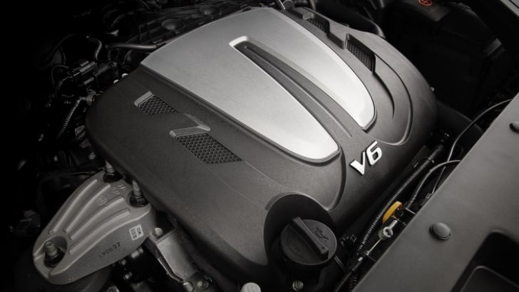 Chán động cơ 2.4L, Hyundai Santa Fe Úc dùng động cơ V6