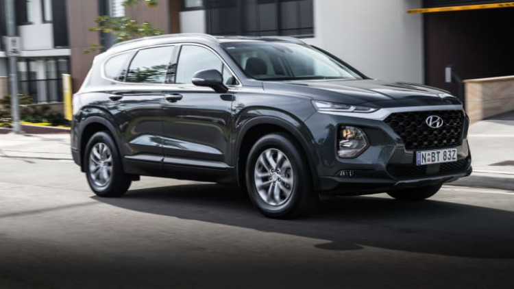 Chán động cơ 2.4L, Hyundai Santa Fe Úc dùng động cơ V6