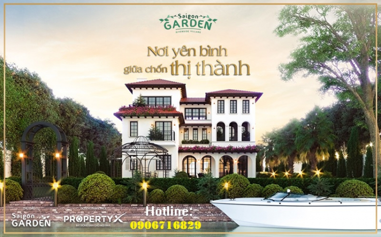 Biệt thự quận 9 Hưng Thịnh Saigon Garden Riverside Village