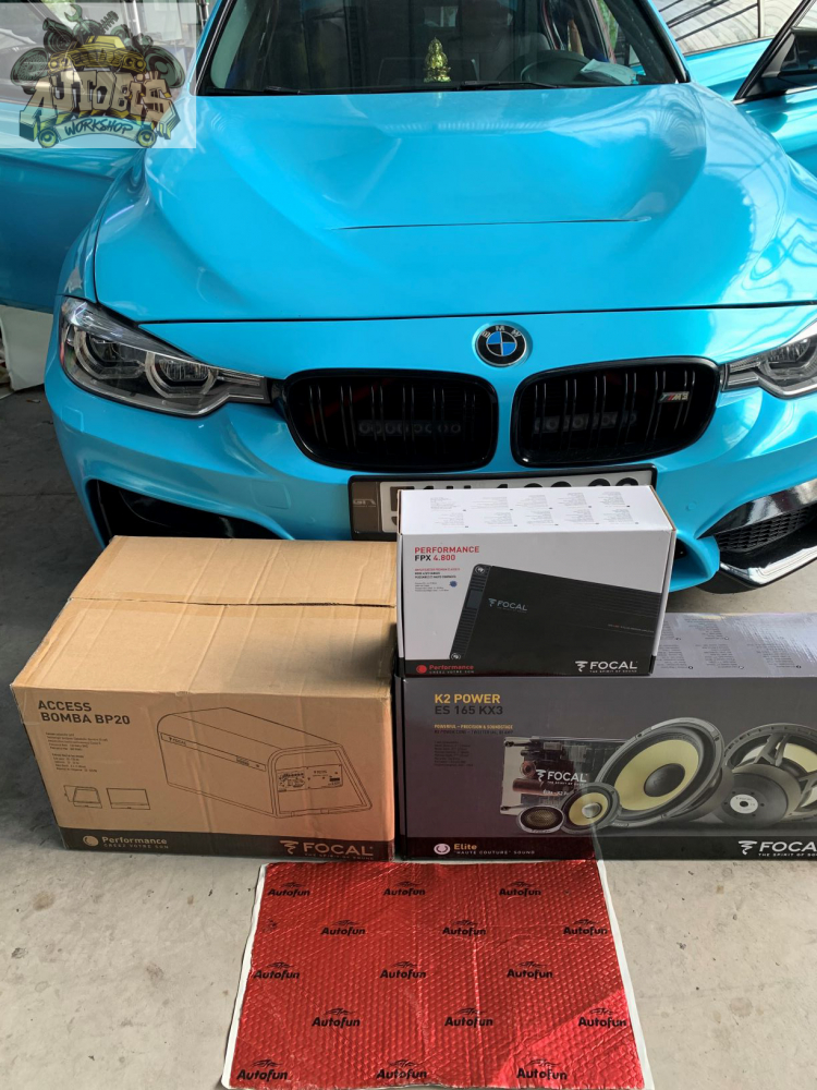 Độ âm thanh hiệu FOCAL cho xe BMW