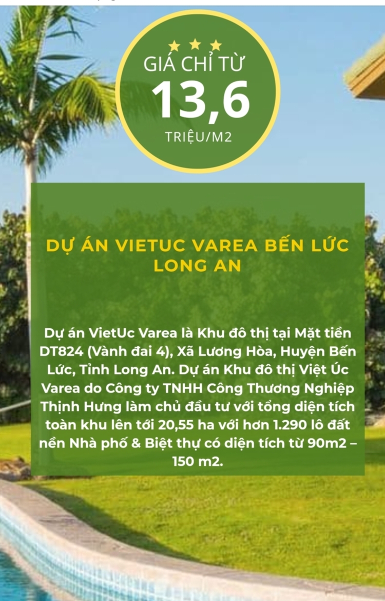 Dự án VietUc VAREA - Long An