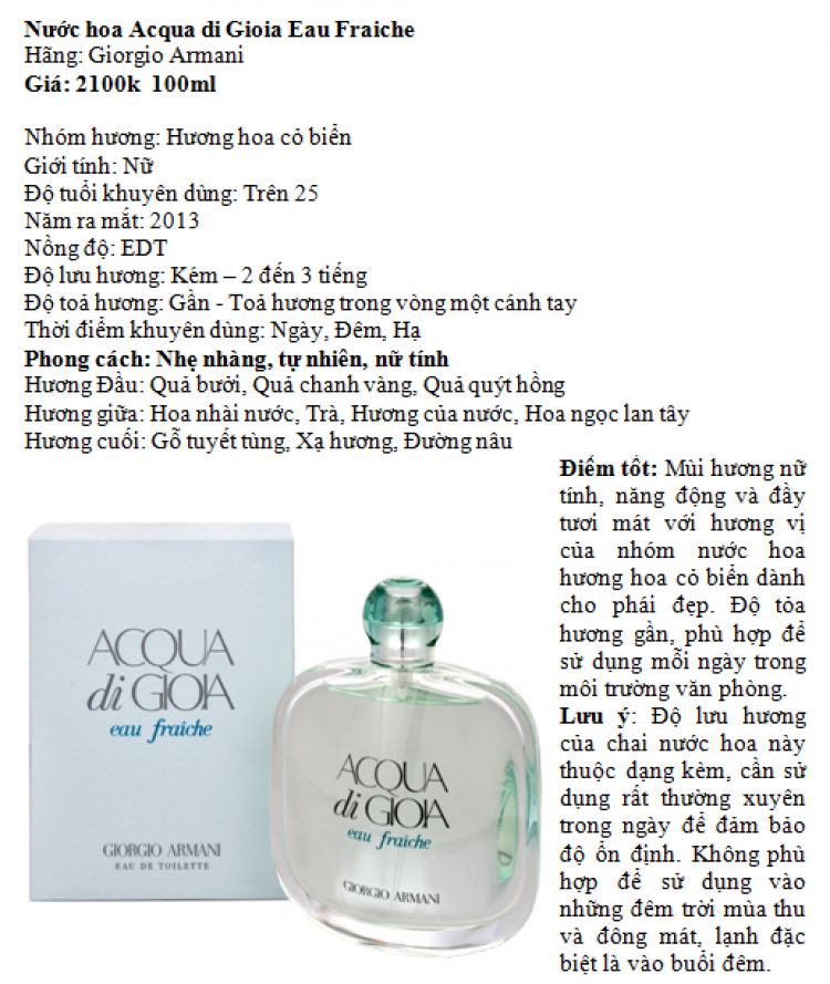 Giải cứu nước hoa