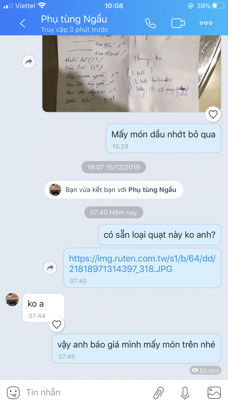 Sửa quạt giải nhiệt két nước