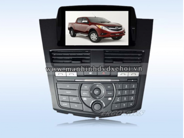 đã có màn hình dvd theo xe mazda bt 50 phục vụ các cụ