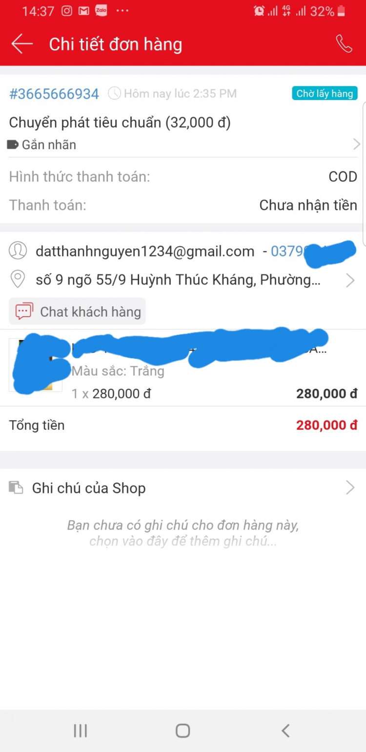 Mua hàng trên shopee và cái kết đắng