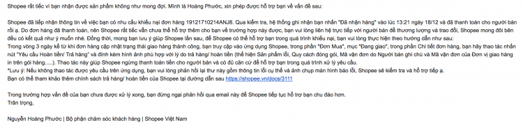 Mua hàng trên shopee và cái kết đắng