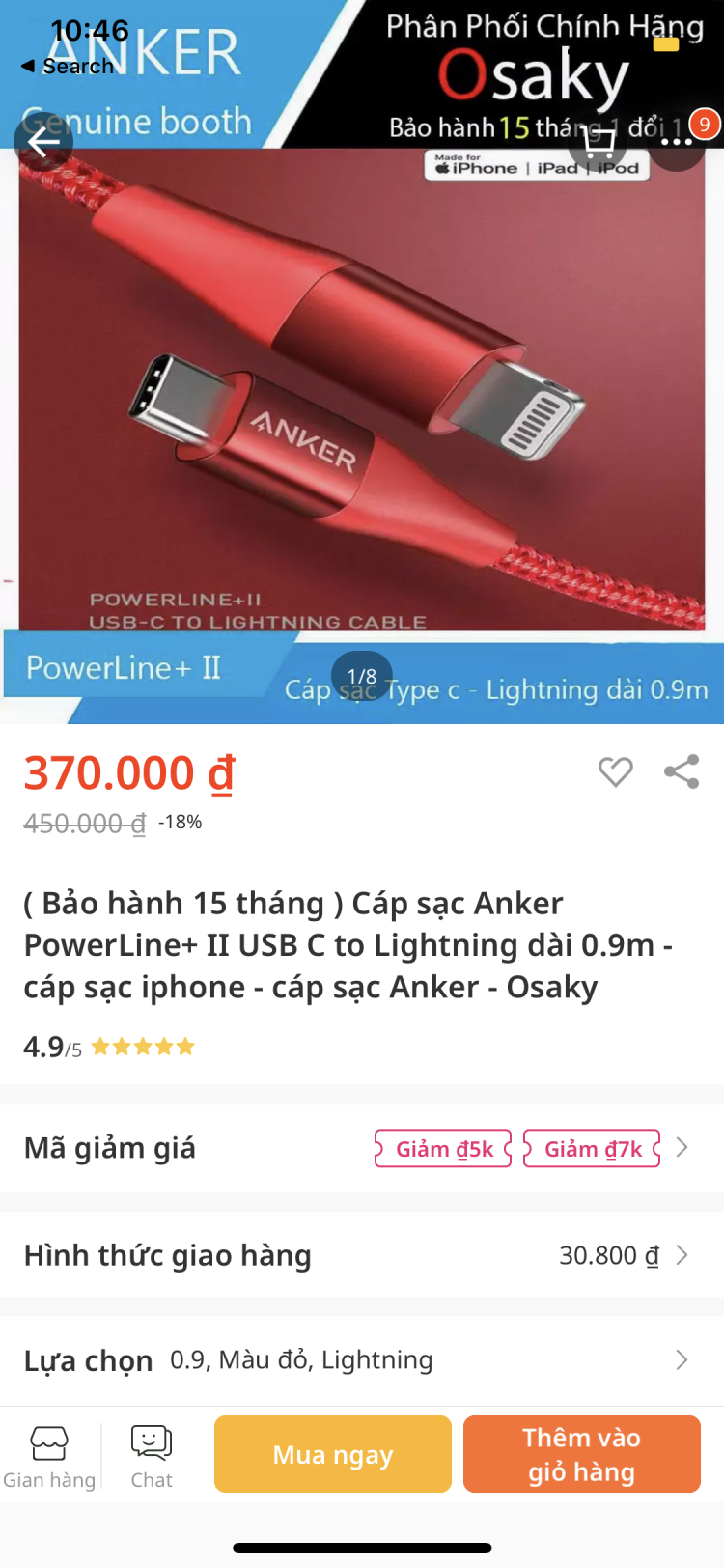 Mua cáp sạc ip zin ở đâu mấy anh?