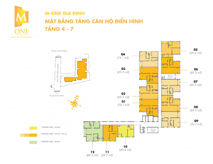Tổng hợp giỏ hàng các căn hộ M-One Gia Định, Gò Vấp đang rao bán giá tốt (update)