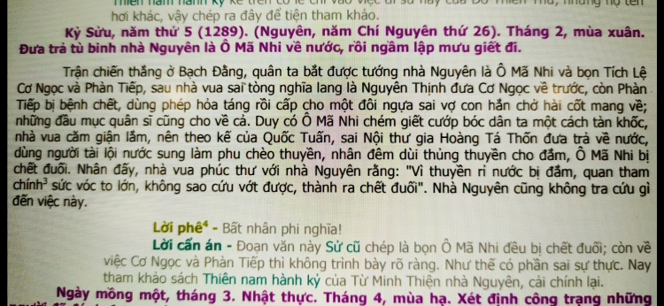 Vai trò quân Tống trong chiến thắng của nhà Trần.