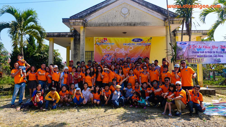 Ford Fan Club tổ chức caravan thiện nguyện đến xã Lộc Nam