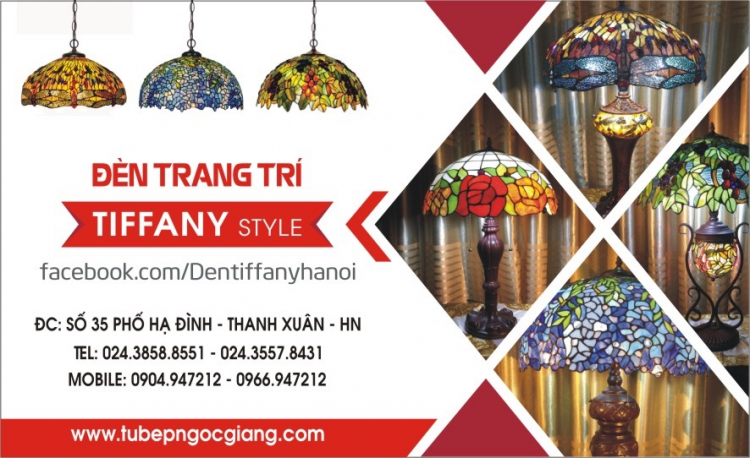 Em bán đèn Tiffany Cho các bác bày tết Em bán đèn Tiffany Cho các bác bày tết